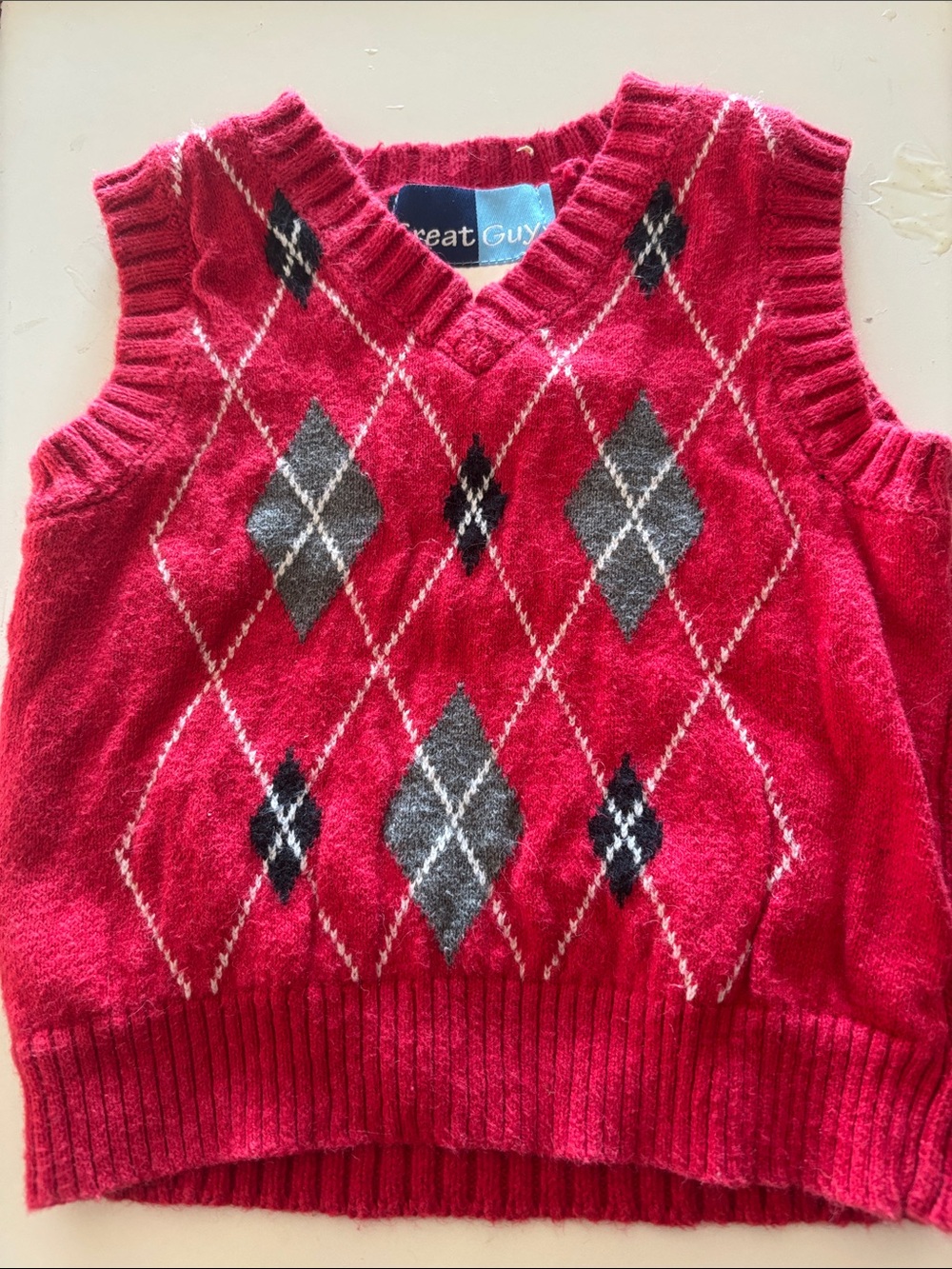 Great Guy infant red sweater vest size 24 months